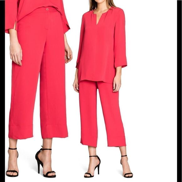 Nic+Zoe harbor town crop  ankle straight leg pants size 2, NWT - Picture 1 of 6